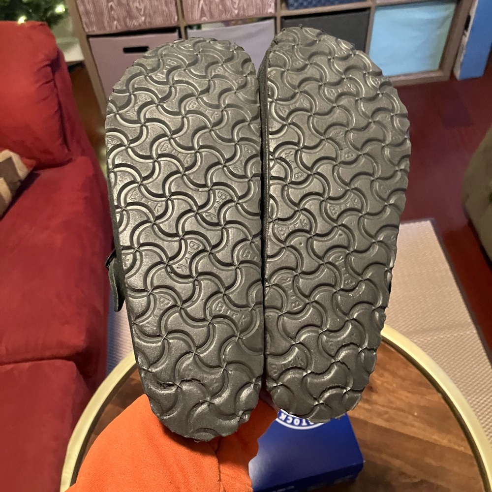 Birkenstock Boston BS Suede Leather Clog Black EU40 (US L9/M7) - Picture 7 of 8